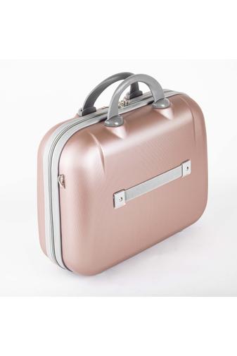  ORMI Valiză RozGold Cu Perete Rigid Cu Atașare la Troler Dimensiune WIZZ-AIR
