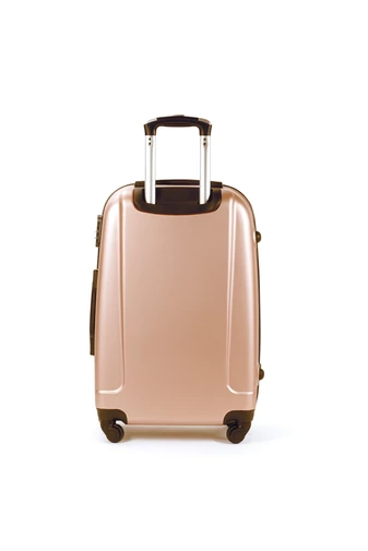 Besty Troler Rosegold Extra Ușor Pereți Căptușiți Dimensiune Medie(4 roți) 67 Cm
