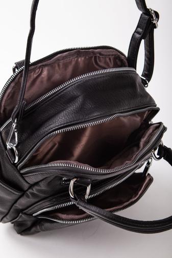 SILVIA ROSA Rucsac/Geantă De Mână Și Crossbody Roz Din Piele Ecologică
