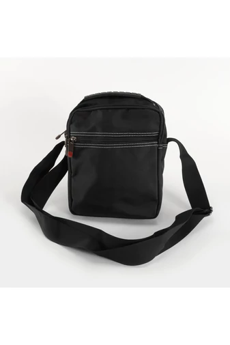 Stardragon Geantă Crossbody Bărbați Neagră Mărime Mică Poliester