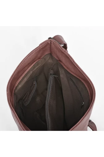 Čierna dámska crossbody kabelka Bonluo z PU kože 29*24*9cm