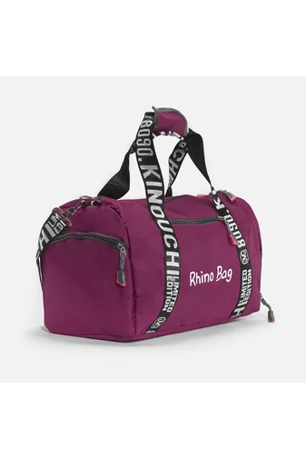 BONLUO Geantă Sport Roz Închis Din Pânză Cu Spațiu Pentru Pantofi Mărime Gratuită Wizzair , Ryanair(40x25x20cm)
