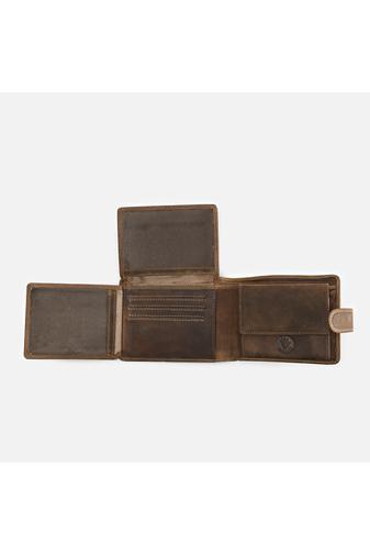 Portofel Green Deed Din Piele  naturală, cu gravare  de relief (căine de vânătoare).