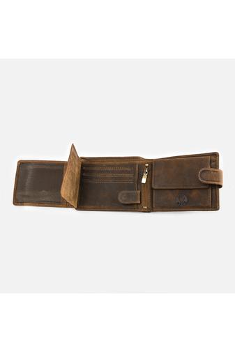 Green Deed Portofel Bărbați Model Camion Gravat Din Piele Naturală