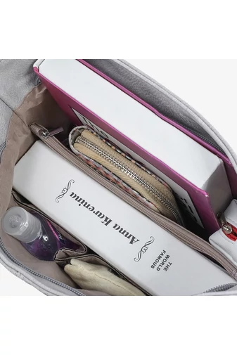 Geantă Crossbody Neagră Bonluo Din PU De Dimensiunea 29*24*9cm