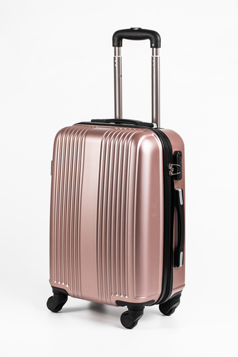  Valiză Bagaj De Mână Rosegold Cu Pereți Tari Dimensiune Wizz-Air