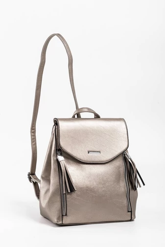 Silvia Rosa Rucsac Rosegold Din Piele Ecologică