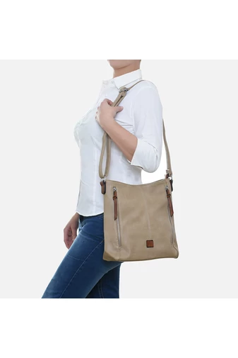 Čierna dámska crossbody kabelka Bonluo z PU kože 29*24*9cm
