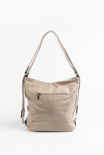 Rucsac/Geantă De Umăr/Crossbody Bej Din Imitație Piele