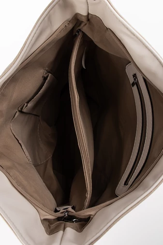 Rucsac/Geantă De Umăr/Crossbody Bej Din Imitație Piele