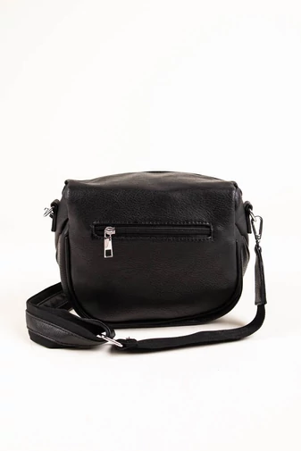 Geantă Crossbody Imitație Piele Culoare Neagră