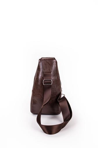 Venti Geantă Crossbody ȘI Rucsac Maro Din Imitație Piele