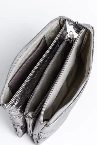 Lewitzky Swarovski Portofel Roșu Piele Naturală cu Cristale