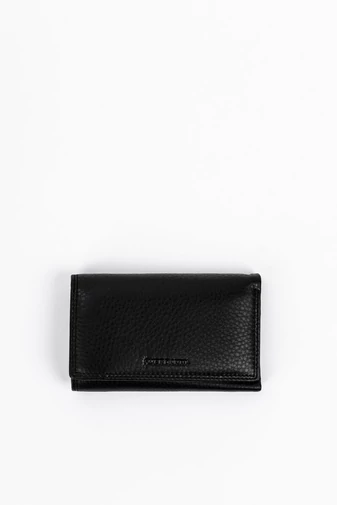 Fuerdanni Portofel Negru Unisex Din Piele Naturală