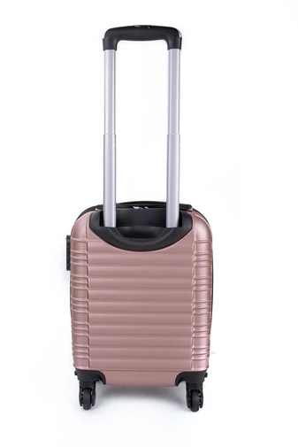 Leonardo Da Vinci Valiză Cabină Dimensiune Wizzair Rosegold Cu Pereți Tari(40*30*20cm)