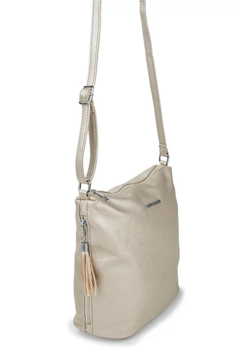 Monica &amp;Co Geantă Crossbody Aurie Cu Ciucuri