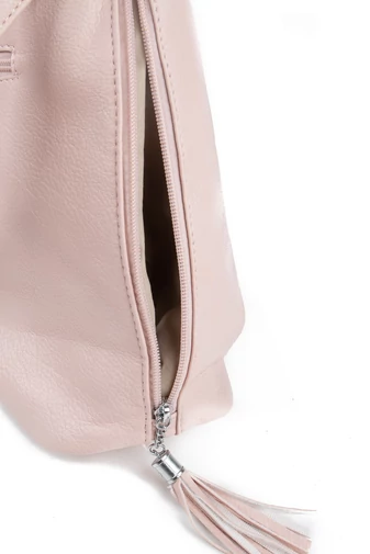 Monica &amp;Co Geantă Crossbody Aurie Cu Ciucuri