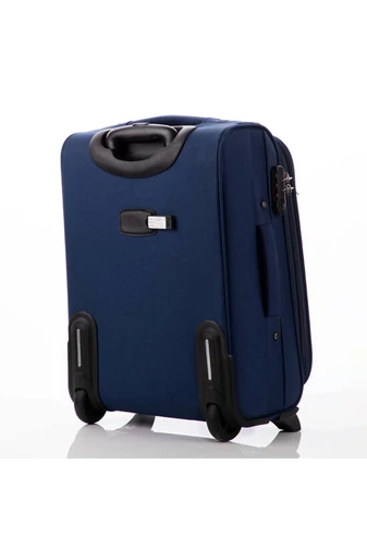 Valiză Albastru Cu Roșu Dimensiune Wizz-air 55x37x20 Cu Spațiu Extensibil 