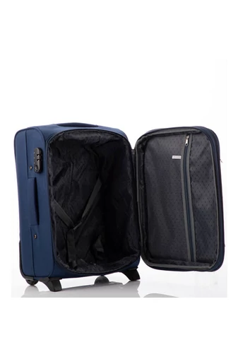 Valiză Albastru Cu Roșu Dimensiune Wizz-air 55x37x20 Cu Spațiu Extensibil 