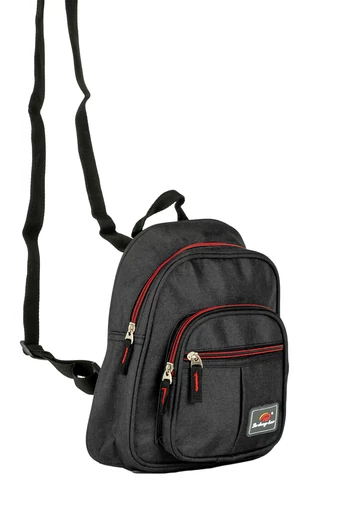Venti Rucsac Negru Mini De Bărbați Din Poliester 