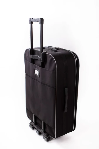 Valiză Betsy Mare  Moale Neagră (2 roți) 72*47*23cm