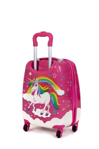 Valiză Mini Roz Pentru Copii Cu Unicorn
