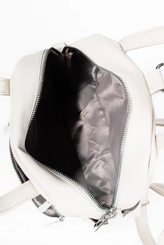 Rucsac Și Geantă Crossbody Negru Din Piele Artficială