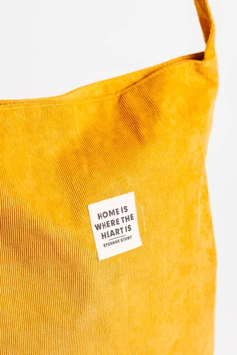 Geantă De Umăr Galben Din Catifea Stil Minimalist