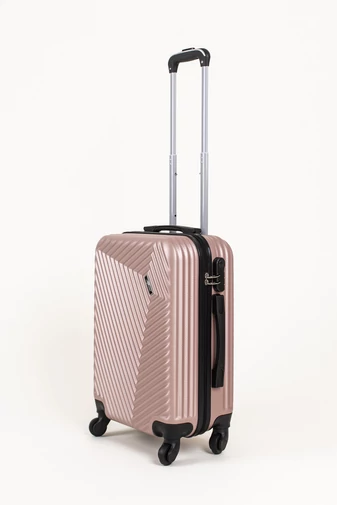 Valiză RoseGold Dimensiune Cabină (55x40x20)Pereți Rigizi