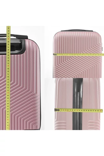 Valiză Neagră Cu Pereți Tari Dimensiune Gratuită Wizz-Air(40*30*20cm)