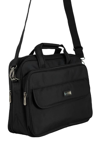 Stardragon Geantă De Laptop Negru Cu Multe Buzunare