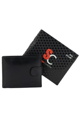 Portofel Bărbați Negru Din Piele Naturală Calitate Premium