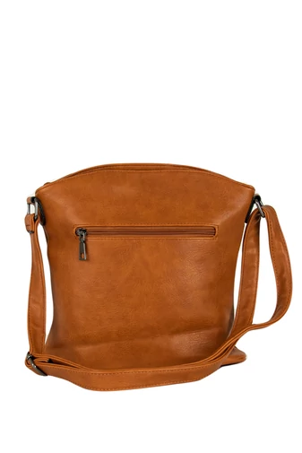 ROMINA &amp;CO Geantă Crossbody Maro Deschis Din Imitație Piele 
