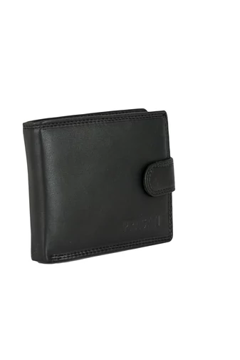 Pragati Portofel NegruPentru Bărbați Din Piele Naturală Cu Etichetă RFID De Securitate