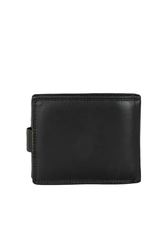 Pragati Portofel NegruPentru Bărbați Din Piele Naturală Cu Etichetă RFID De Securitate