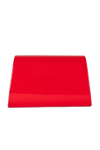 Prestige Geantă Elegantă de Umăr Roșie Lăcuită Dimensiuni 24cm x 15cm x 5cm