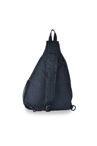 Rucsac Sport Negru Cu Buzunar Lateral Din Plasă