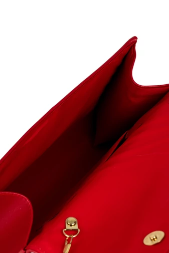 D.D.DAS Poșetă Elegantă  Neagră Din Imitație De Piele De Dimensiune Medie 26*16*4cm