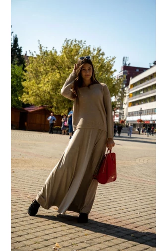 Besty Rucsac Roșu Din Piele Naturală