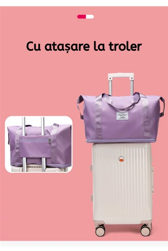 RHINO Geantă De Mână Negru Pentru Femei Dimensiune WizzAir(40x30x20cm)