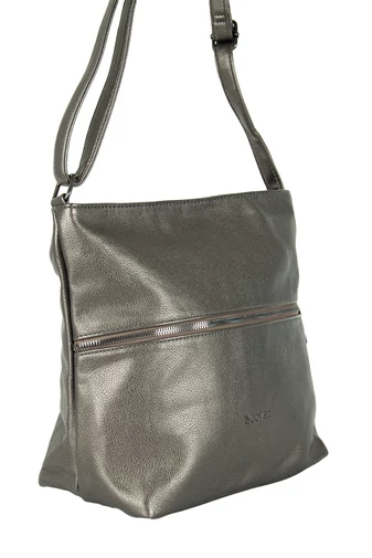 Coveri Geantă De Umăr/Crossbody Gri Grafit Din Imitație De Piele