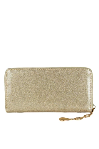 Romina&amp;Co Portofel Damă Turcoaz Cu Sclipici , Dimensiuni 20cm x10cm x3cm 