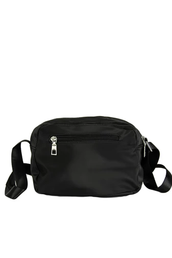 D.D.DAS Geantă Crossbody Neagră Mini Din Material Impermeabil