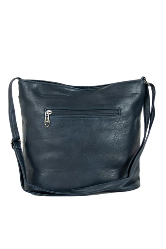 D.D.DAS Geantă Albastru Închis Crossbody Din Imitație De Piele
