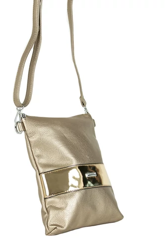 Silvia Rosa Geantă Crossbody Auriu Deschis Din Piele Ecologică
