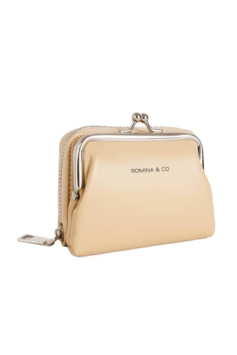ROMINA&amp;CO Portofel Damă Khaki Dimensiune Mică Din Imitatie Piele