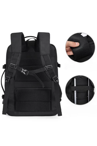 Bonluo Rucsac Stil Valiză Multifuctională Cu Posibilitate De Extindere Dimesiuni Wizzair 40*30*18cm