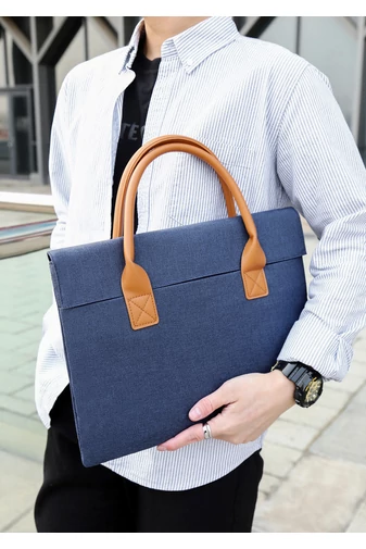 Bonluo Geantă De Laptop Albastru Închis Dimensiune Maximă 14 Inch