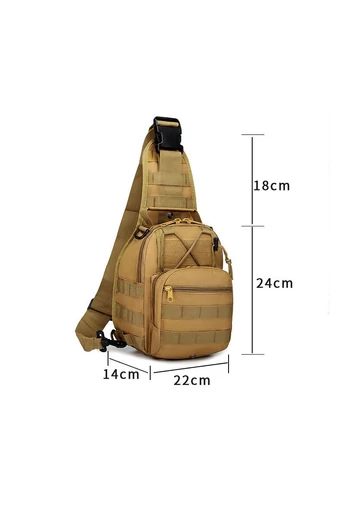Bonluo Rucsac/Geantă Crossbody De Bărbați Neagră Din Material Solid