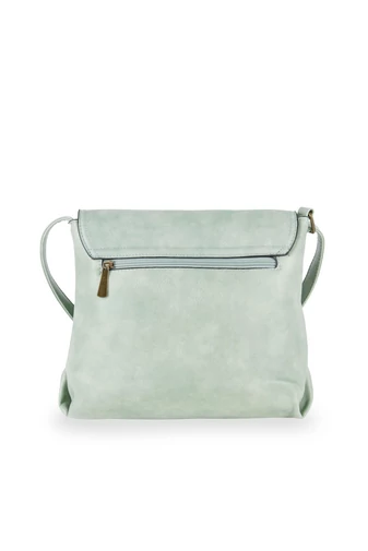 JGL Geantă Crossbody Verde Deschis Din Piele Ecologică Dimensiune Medie